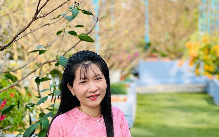 Trần Tống Thanh Tâm giữa thiên nhiên
